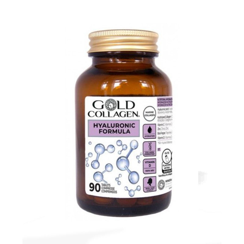 Gold Collagen Hyaluronic Formula - 90 Tablets