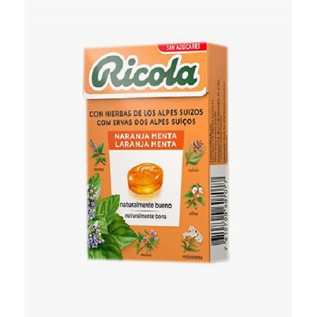 Ricola Swiss Herbs Candies Orange and Mint flavour - 50g