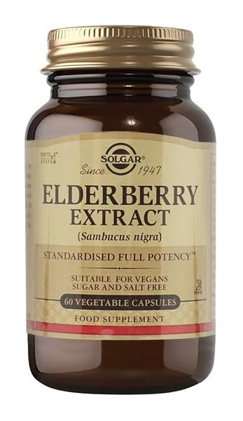 Solgar Elderberry Extract - 60 Vegetable Capsules