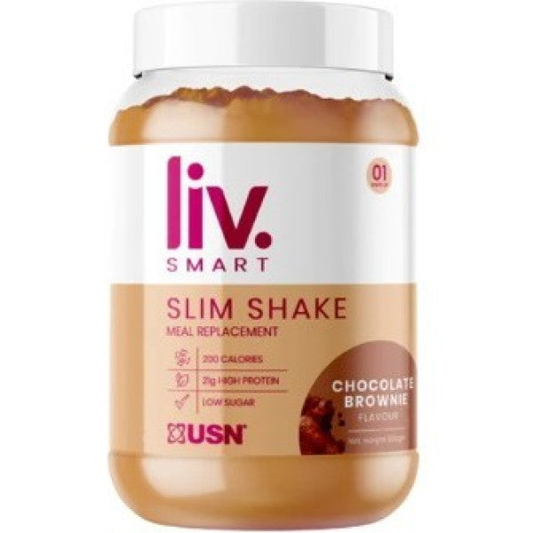 LIV SMART SLIM SHAKE Meal Replacement Chocolate Brownie Flavor - 550g