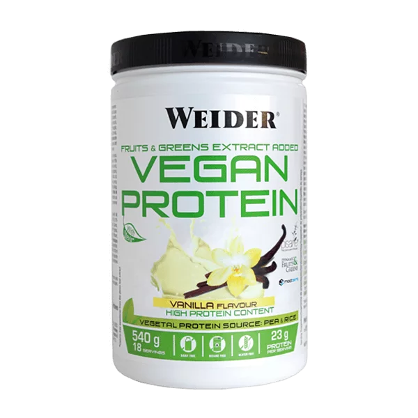 Weider Vegan Protein Vanilla Flavor - 540g