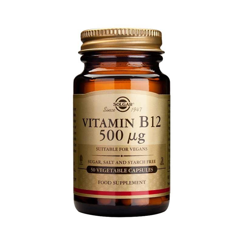 Solgar Vitamina B12 500µg - 50 cápsulas vegetales