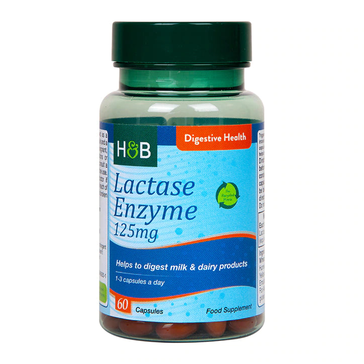 Lactase Enzyme 125mg 60 Capsules