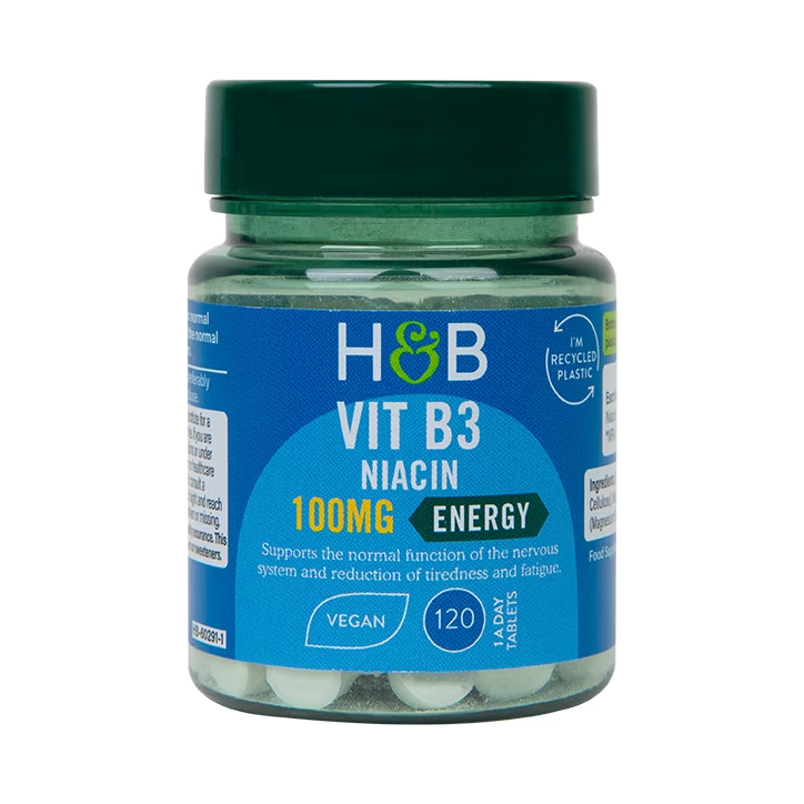 Vitamina B3 + Niacina 100mg - 120 Comprimidos