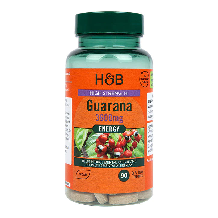 High Potency Guarana 3600mg - 90 tablets