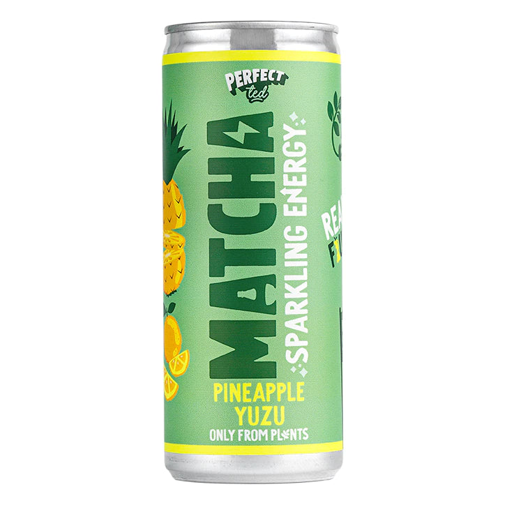 PerfectTed Matcha, Pineapple and Yuzu Energy Drink - 250ml