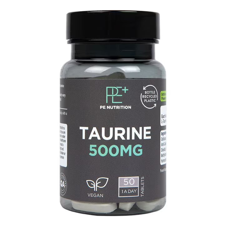 PE Nutrition Taurine 50 Tablets - 500mg