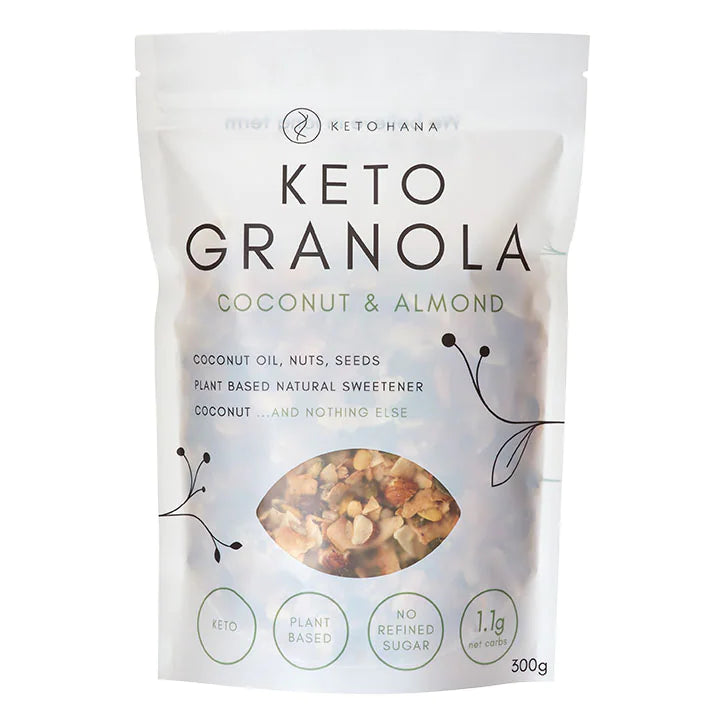 Keto Hana Keto Granola de Coco & Almendra  - 300g