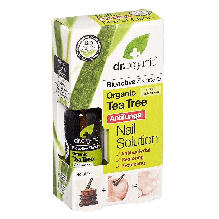 Dr Organic Tea Tree Nail Solution 10Ml