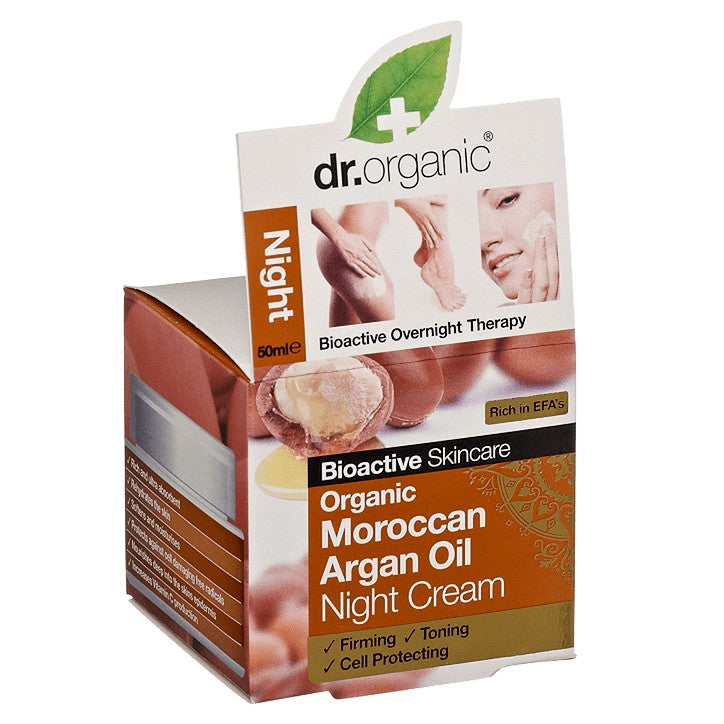 Dr Organic Moroccan Argan Oil Night Cream 50Ml