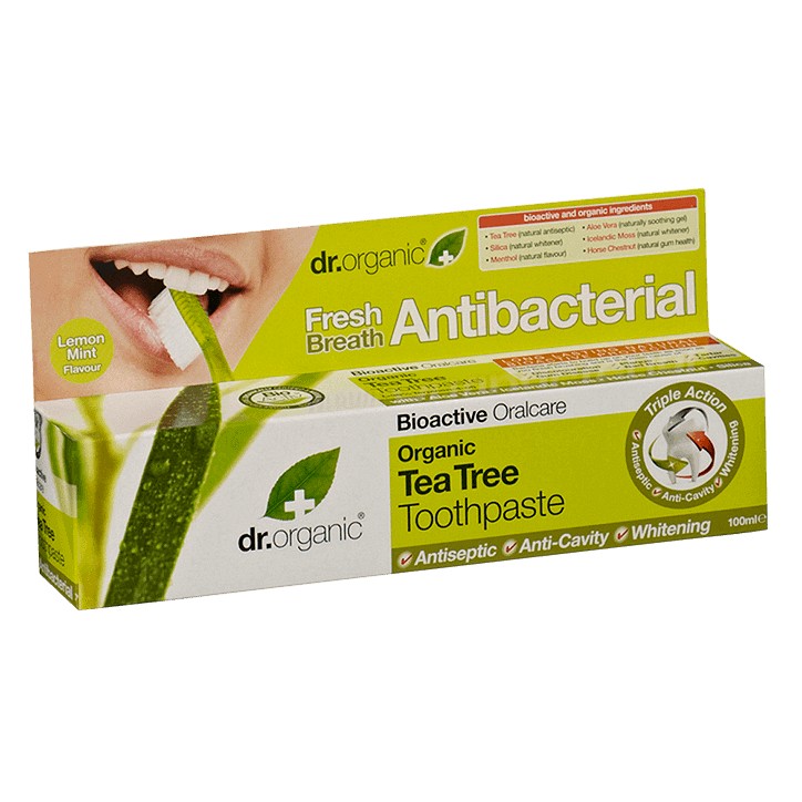 Dr Organic Tea Tree Toothpaste 100Ml