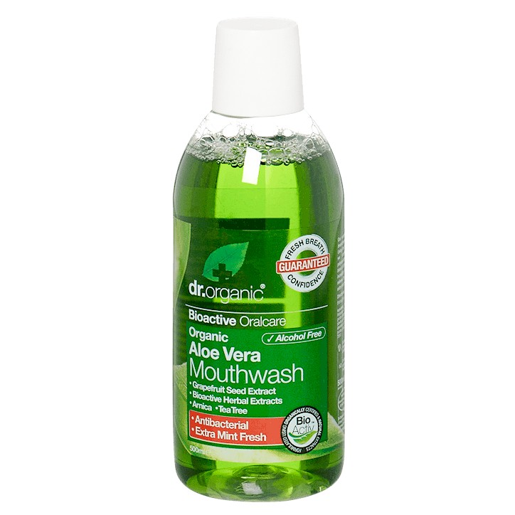 Dr Organic Aloe Vera Mouthwash 500Ml