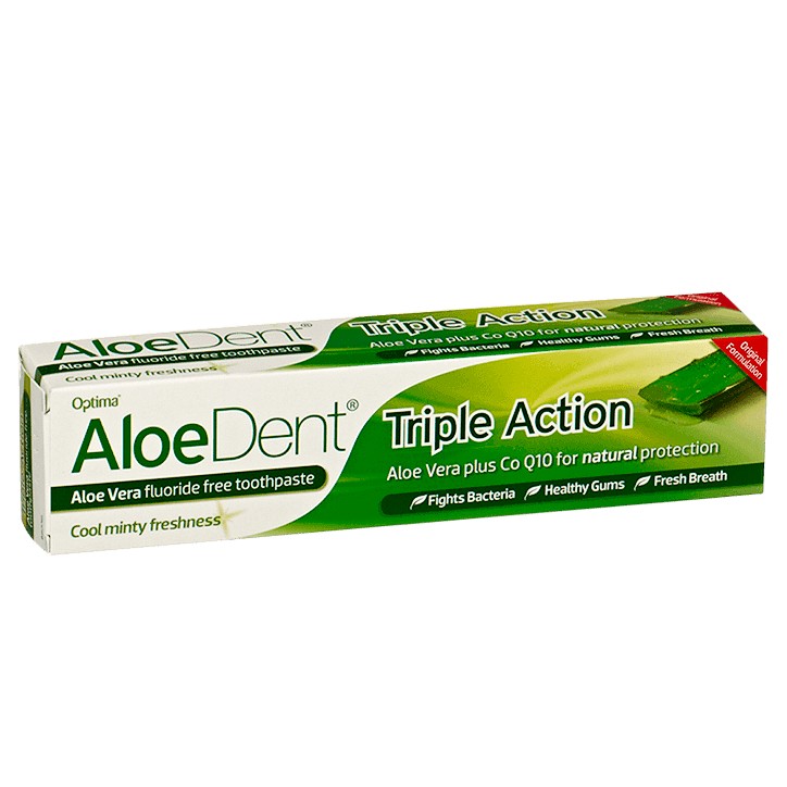 Aloe Dent Triple Action Aloe Vera Toothpaste With Co Q10 100Ml