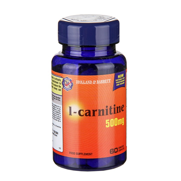 Holland & Barrett L-Carnitine 60 Caplets 500Mg