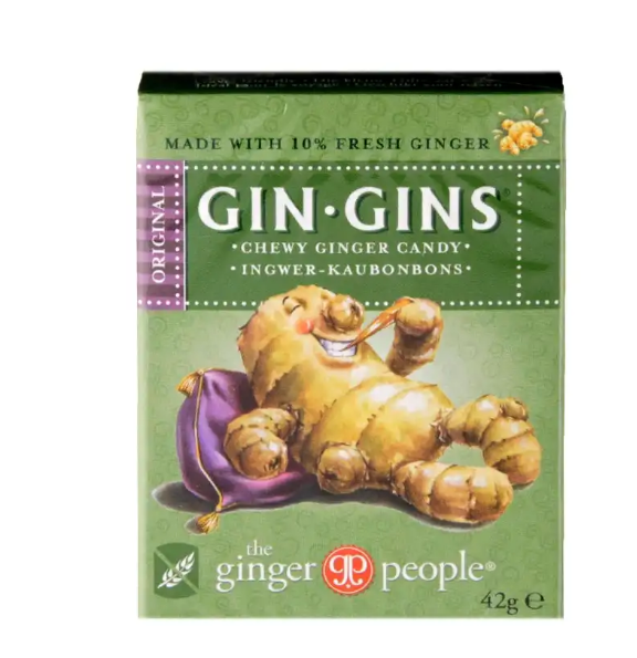 The Ginger People Gin Gins Original Chewy Ginger Candy 42G