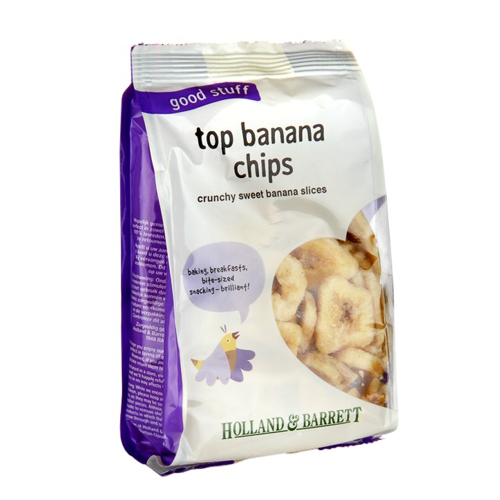 Holland & Barrett Crunchy Banana Chips 125G