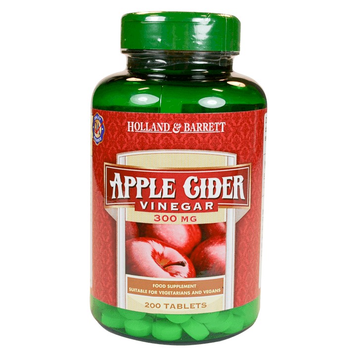 Holland & Barrett Apple Cider Vinegar 200 Tablets 300Mg