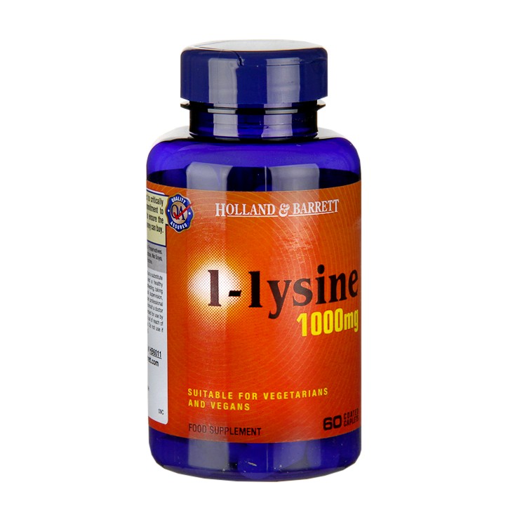 Holland & Barrett L-Lysine 60 Tablets 1000Mg