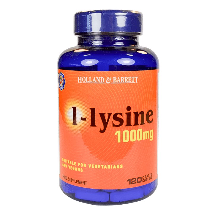 Holland & Barrett L-Lysine 120 Tablets 1000Mg