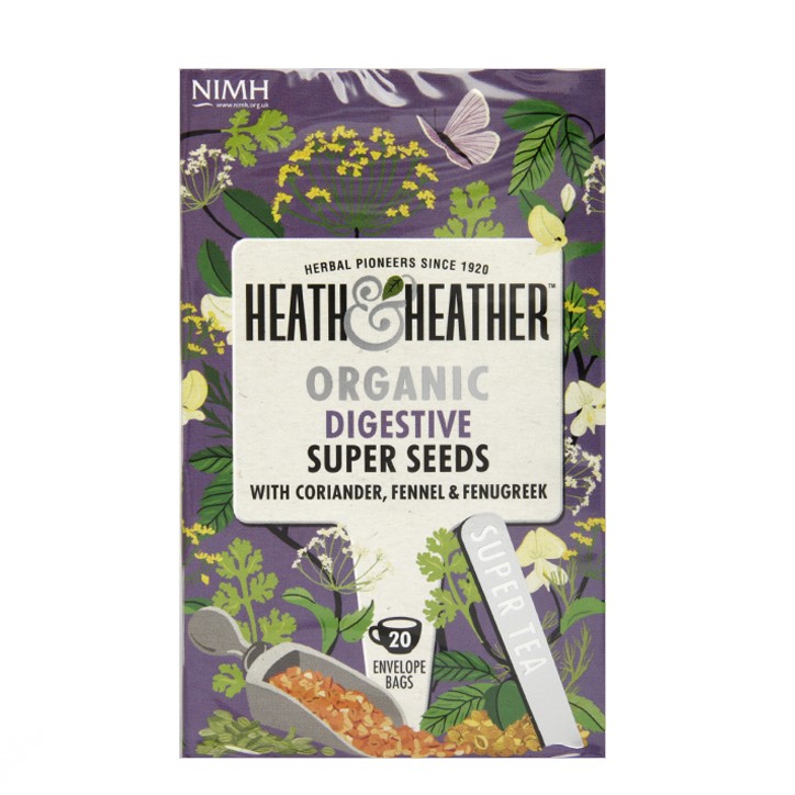 Heath & Heather Organic Super Seeds 20 Tea Bags