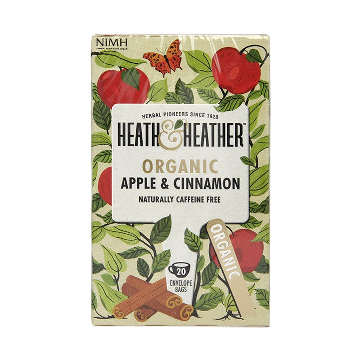 Heath & Heather Organic Apple & Cinnamon 20 Tea Bags