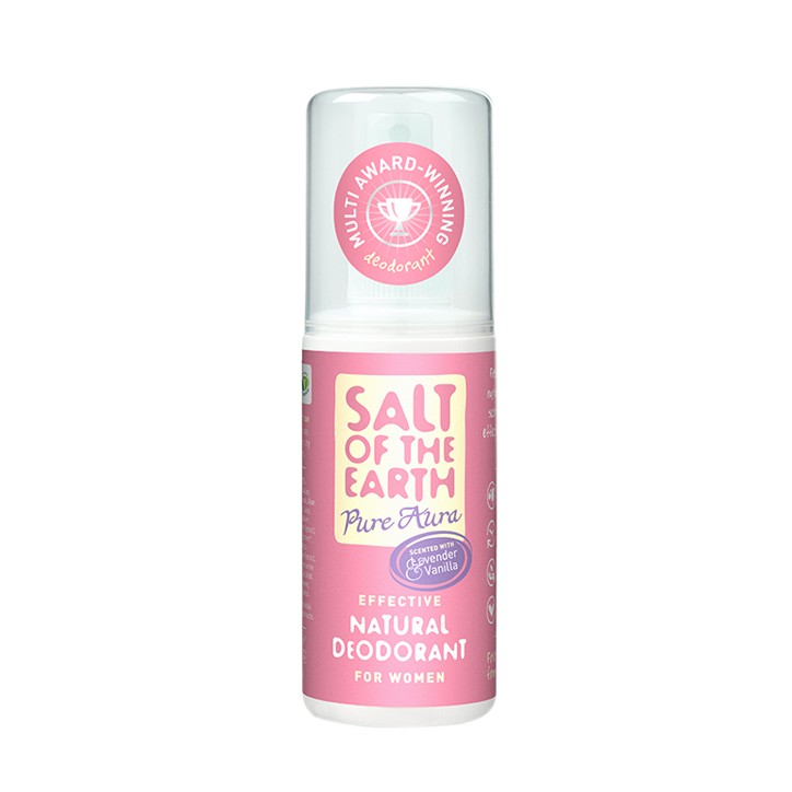 Salt Of The Earth Lavender & Vanilla Natural Deodorant Spray 100Ml