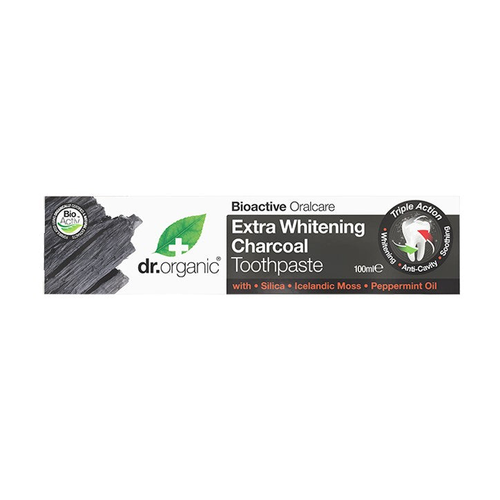 Dr Organic Charcoal Toothpaste 100Ml