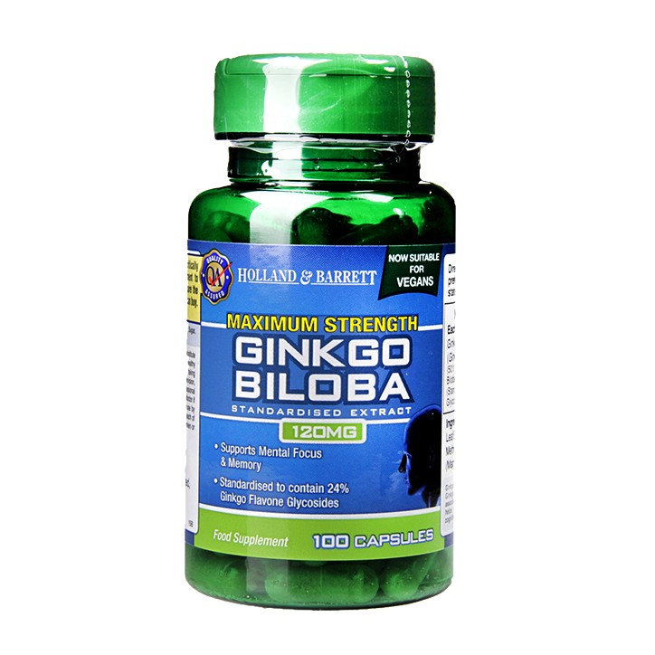 Holland & Barrett Maximum Strength Ginkgo Biloba 120Mg 100 Capsules