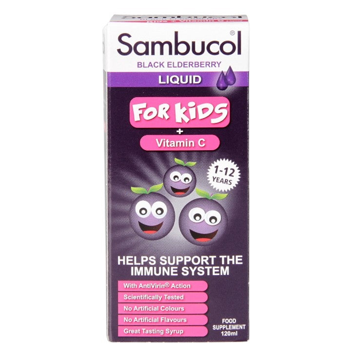 Sambucol Black Elderberry Liquid For Kids 120Ml