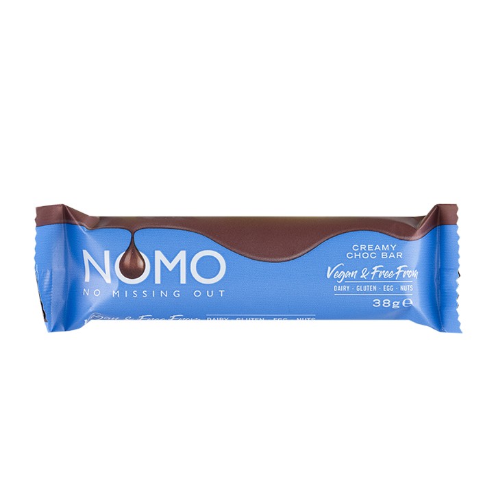 Nomo Vegan Creamy Choc Bar 38G