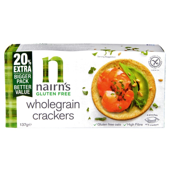 Nairn'S Gluten Free Wholegrain Crackers 160G