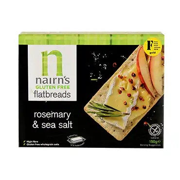 Nairn'S Gluten Free Flatbread Rosemary & Sea Salt 150G