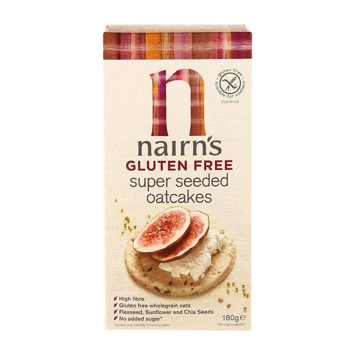 Nairn'S Gluten Free Super Seeded Oatcakes 180G