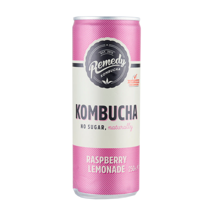 Remedy Raspberry Lemonade Kombucha 250Ml