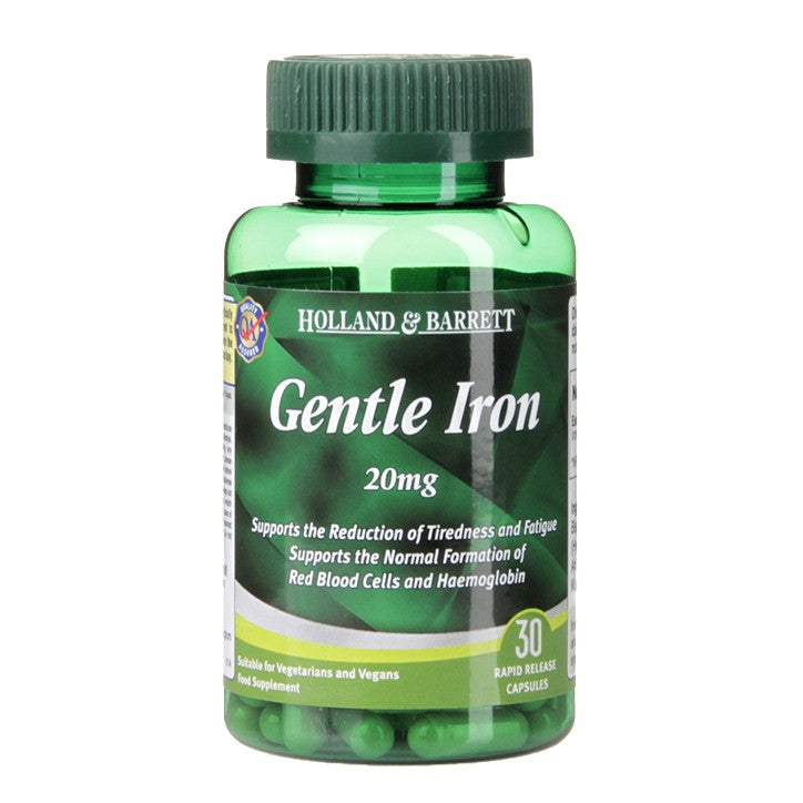 Holland & Barrett Gentle Iron 20Mg 30 Capsules