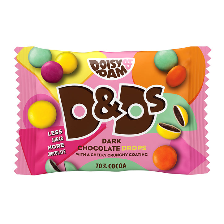 Doisy & Dam D&Ds Vegan Dark Chocolate Drops 30G