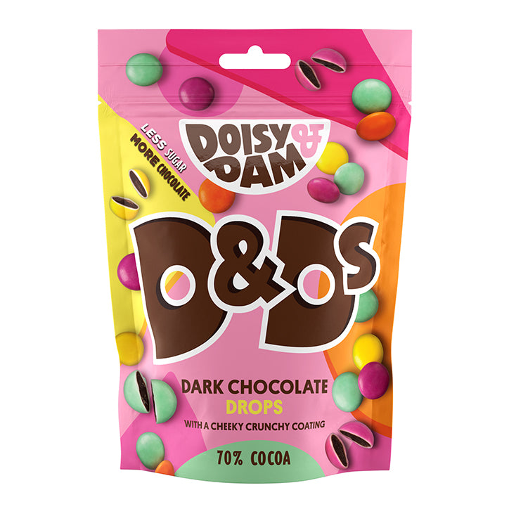 Doisy & Dam D&Ds Vegan Dark Chocolate Drops 80G