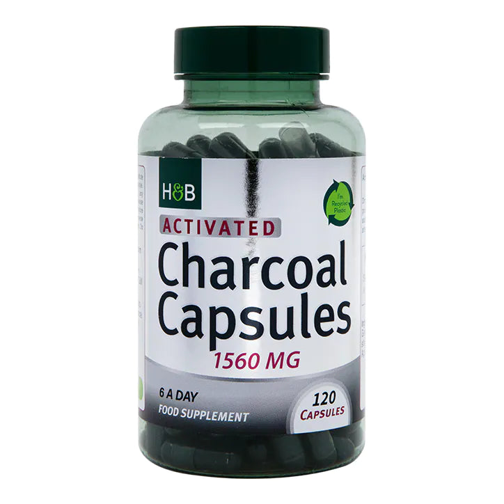 Holland & Barrett Activated Charcoal 1560Mg 120 Capsules