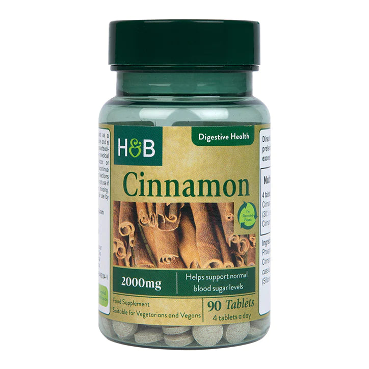 Holland & Barrett Cinnamon 2000Mg 90 Tablets