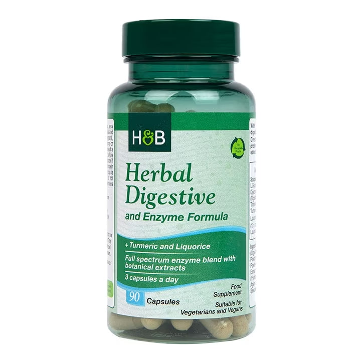 Digestive Herbal and Enzymatic Formula - 90 Capsules