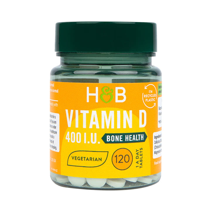 Holland & Barrett Vitamin D3 400 I.U. 10Ug 120 Tablets