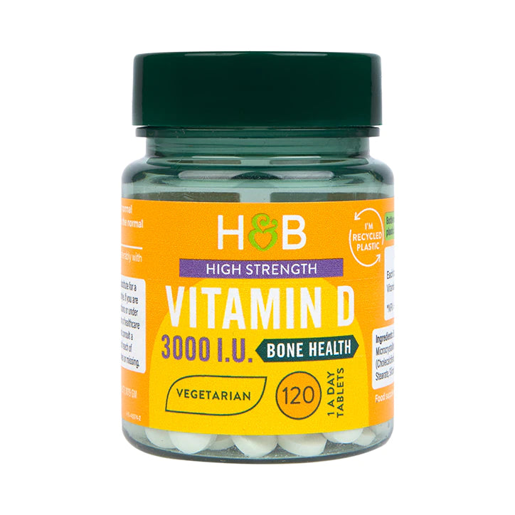 Holland & Barrett Vitamin D 3000 I.U. 75Ug 120 Tablets