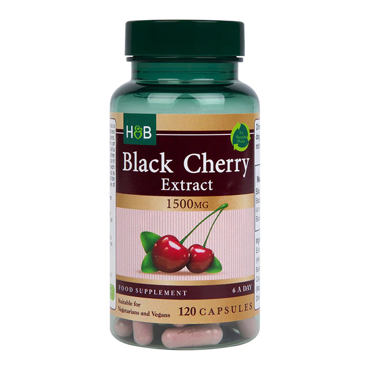 Holland & Barrett Black Cherry Extract 1500Mg 120 Capsules