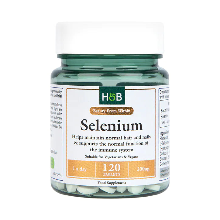 Holland & Barrett Selenium 200Ug 120 Tablets Selenio