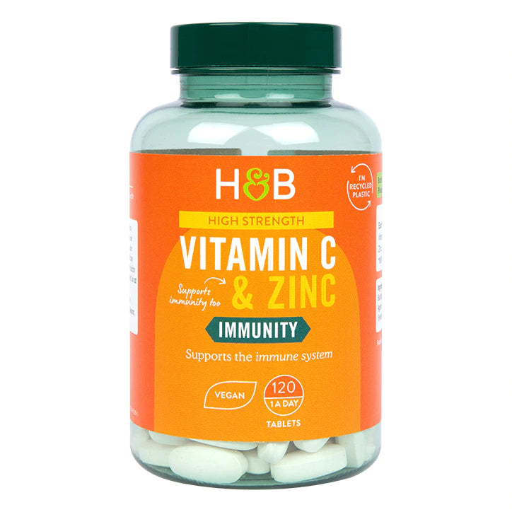 Holland & Barrett Vitamin C & Zinc 120 Tablets