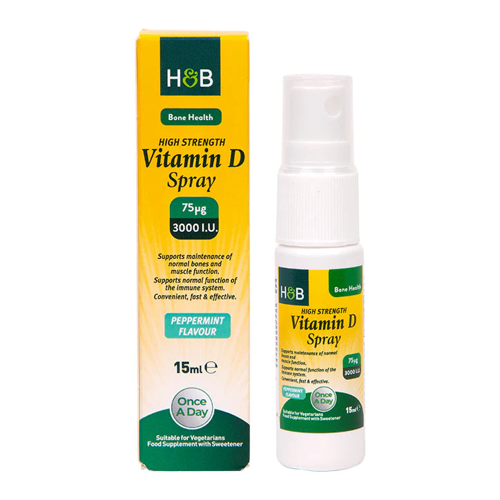 Holland & Barrett Vitamin D Spray 3000 I.U. 75Ug 15Ml