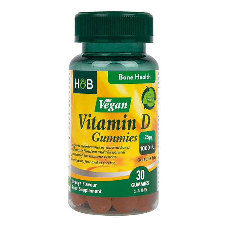 Holland & Barrett Vegan Vitamin D  1000 I.U 25Ug 30 Gummies