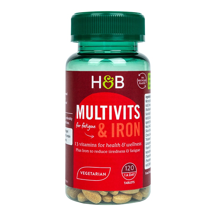 Holland & Barrett Multivitamins & Iron 120 Tablets 