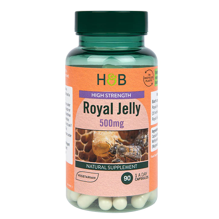 Holland & Barrett High Strength Royal Jelly 500Mg 90 Capsules