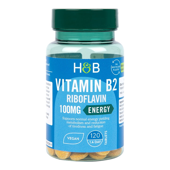 Holland & Barrett Vitamin B1 + Riboflavin 100Mg 120 Tablets